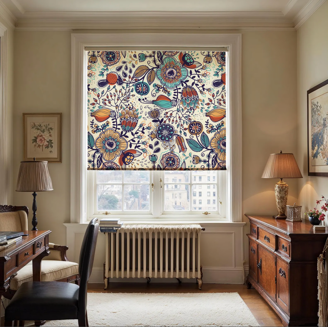 Passion Flower Vintage Window Shades