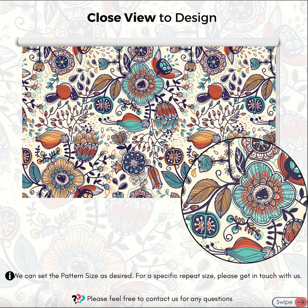 Passion Flower Vintage Window Shades