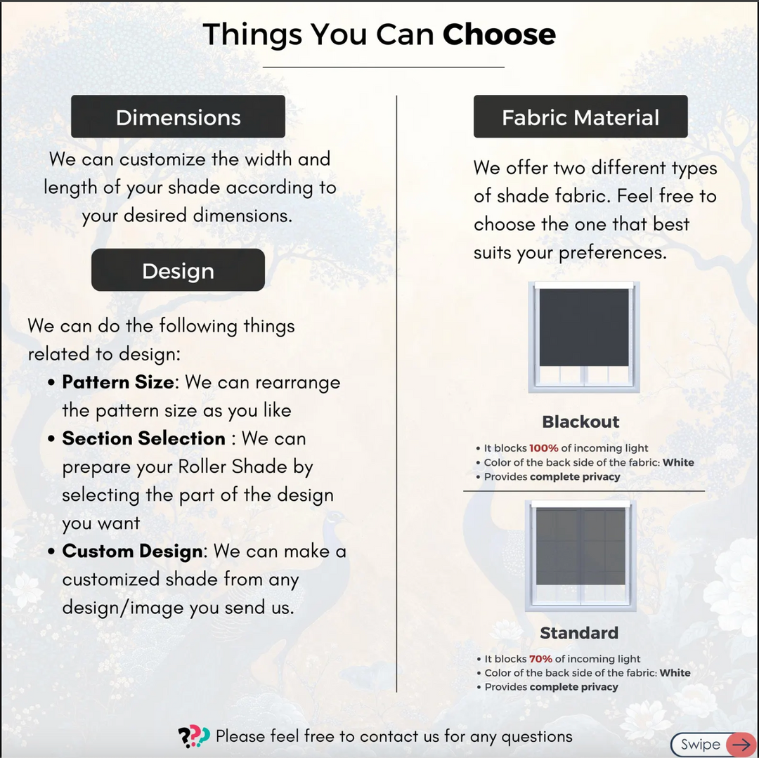 Yellow Chinoiserie Roller Shades