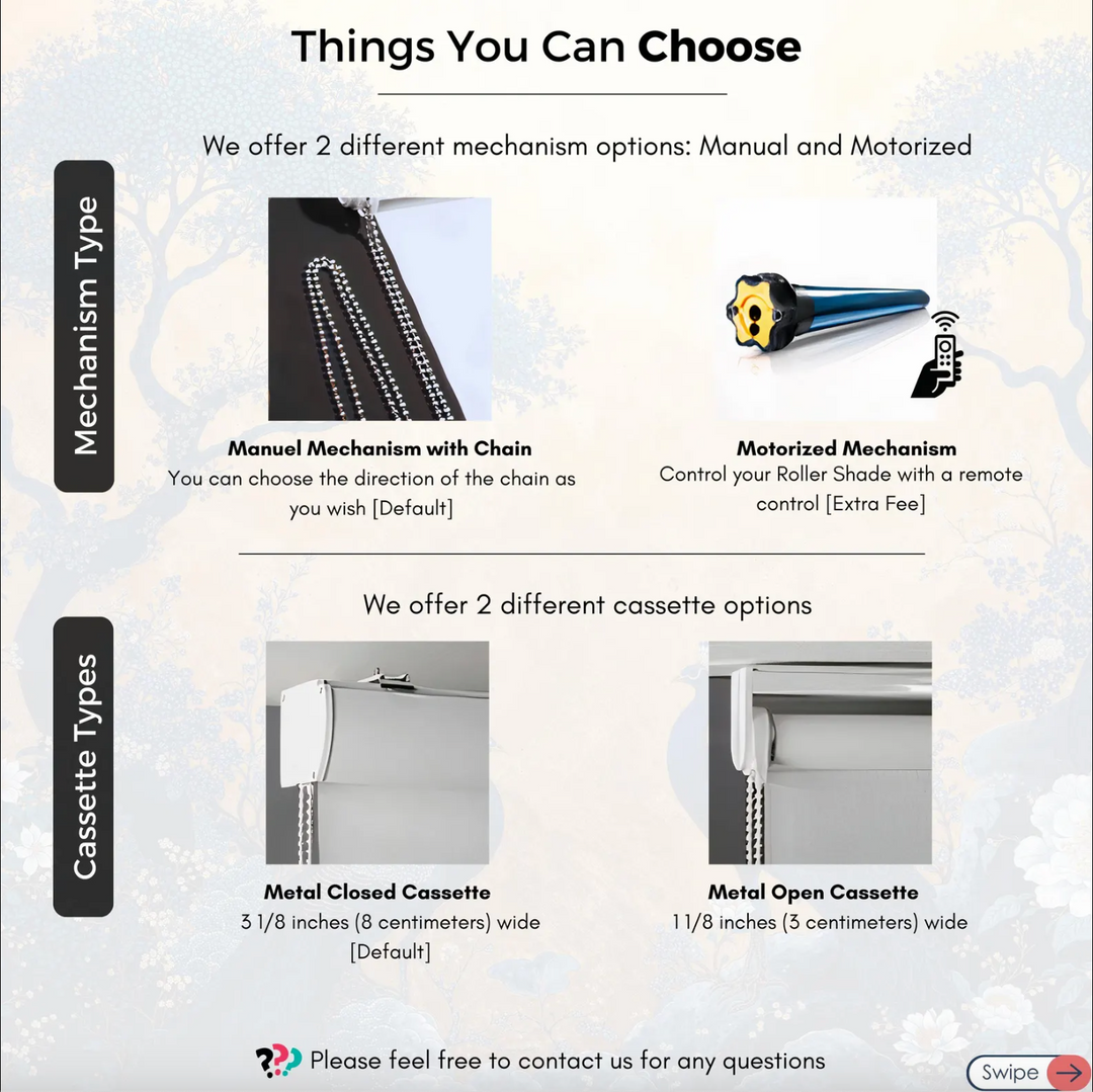 Yellow Chinoiserie Roller Shades