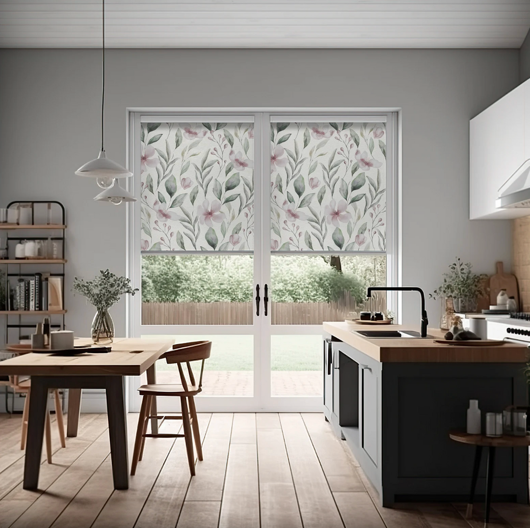 Vintage Flowers Botanical Window Shades