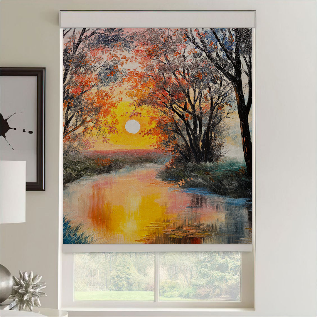 Sunrise in Forest Window Treatments