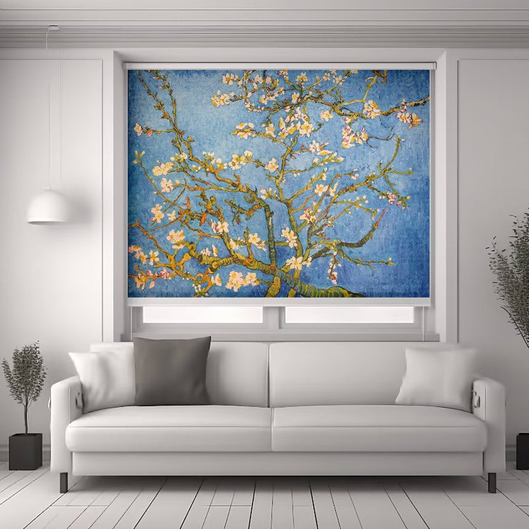 Almond Blossom Roller Blinds - Roller Shade Creative