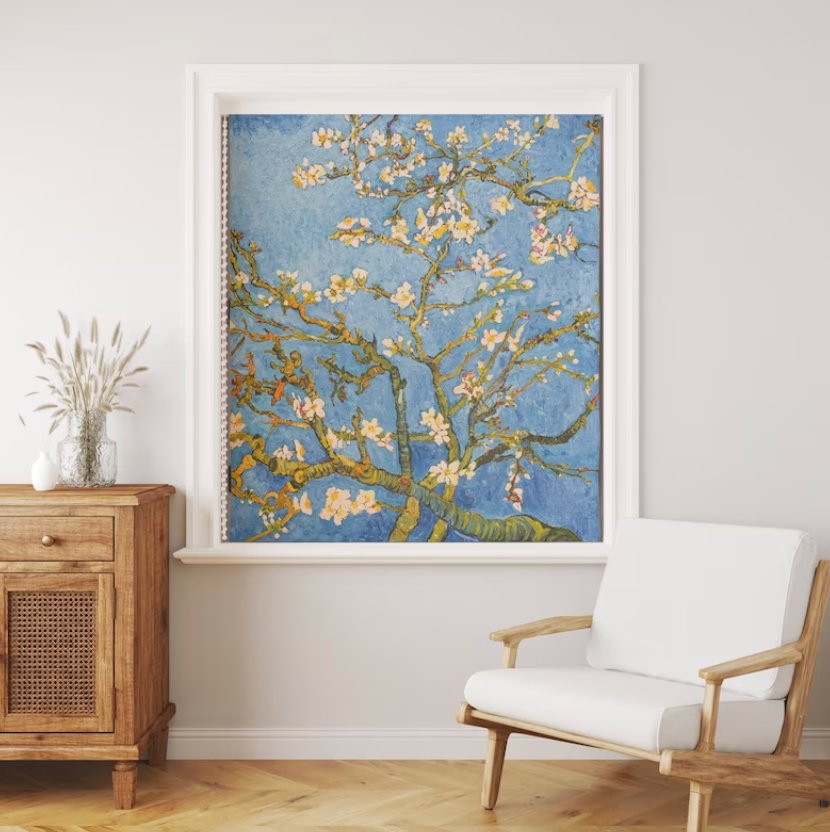 Almond Blossom Roller Blinds - Roller Shade Creative