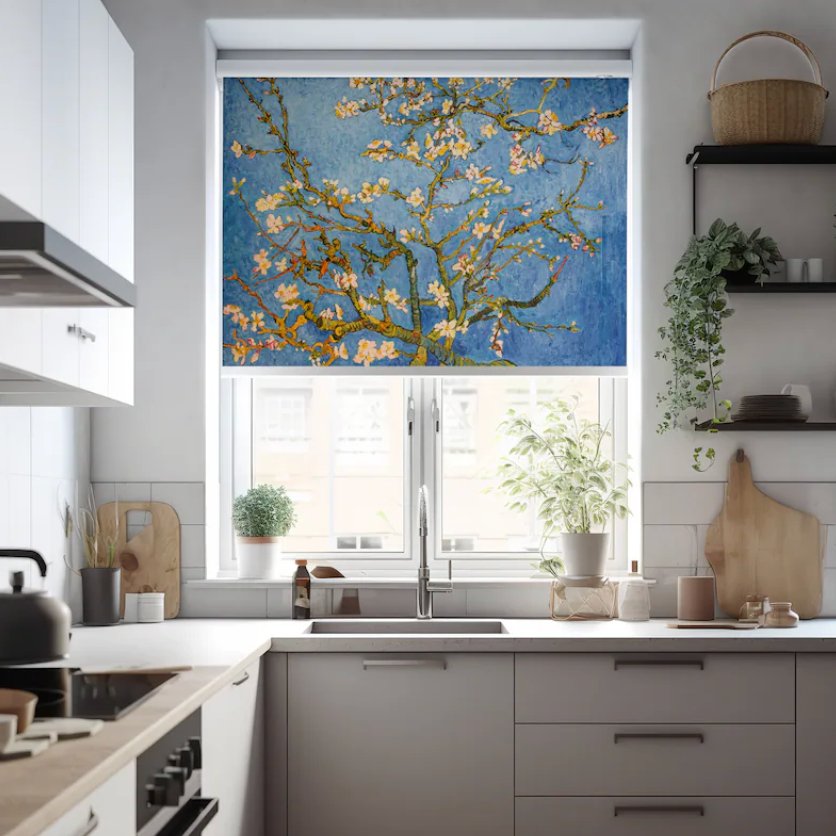 Almond Blossom Roller Blinds - Roller Shade Creative