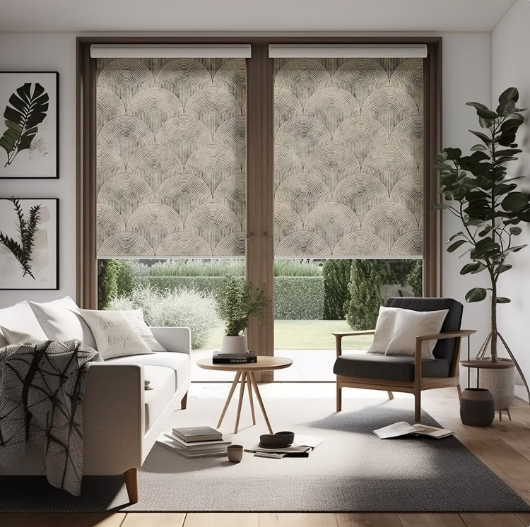 Art Deco Window Roller Blinds - Roller Shade Creative