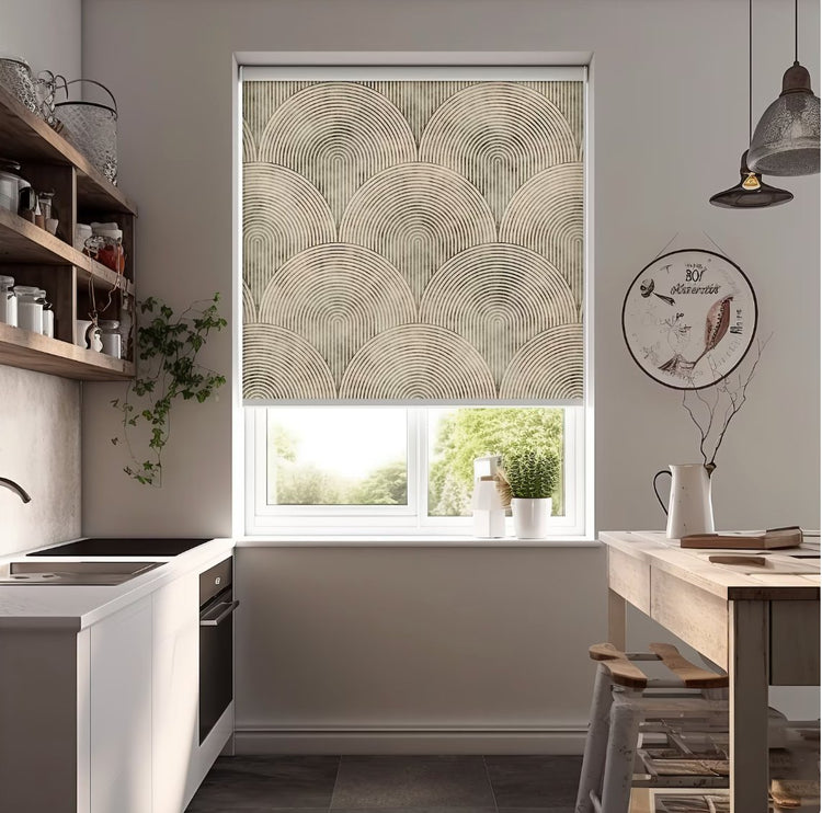 Art Deco Window Roller Blinds - Roller Shade Creative