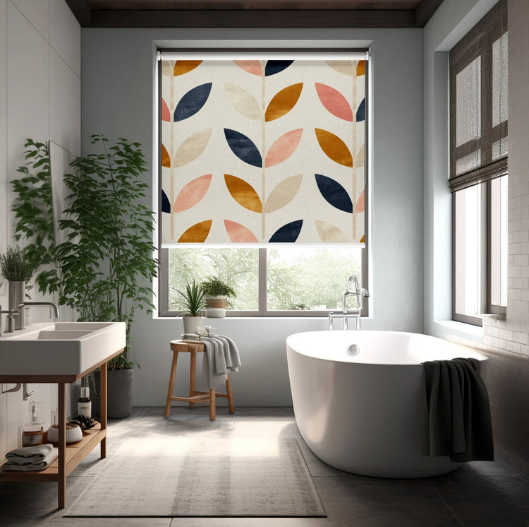 Colorful Leaves Window Shades - Roller Shade Creative