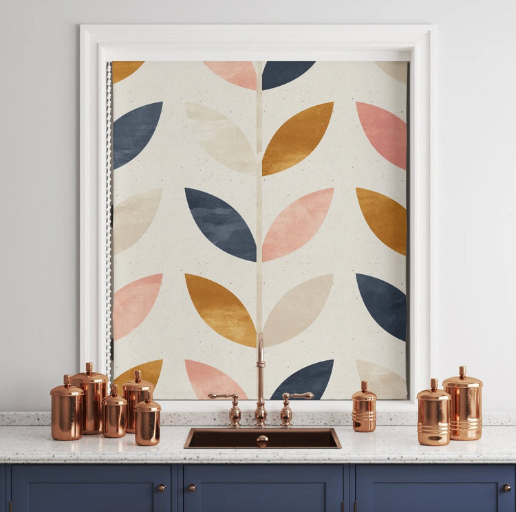 Colorful Leaves Window Shades - Roller Shade Creative