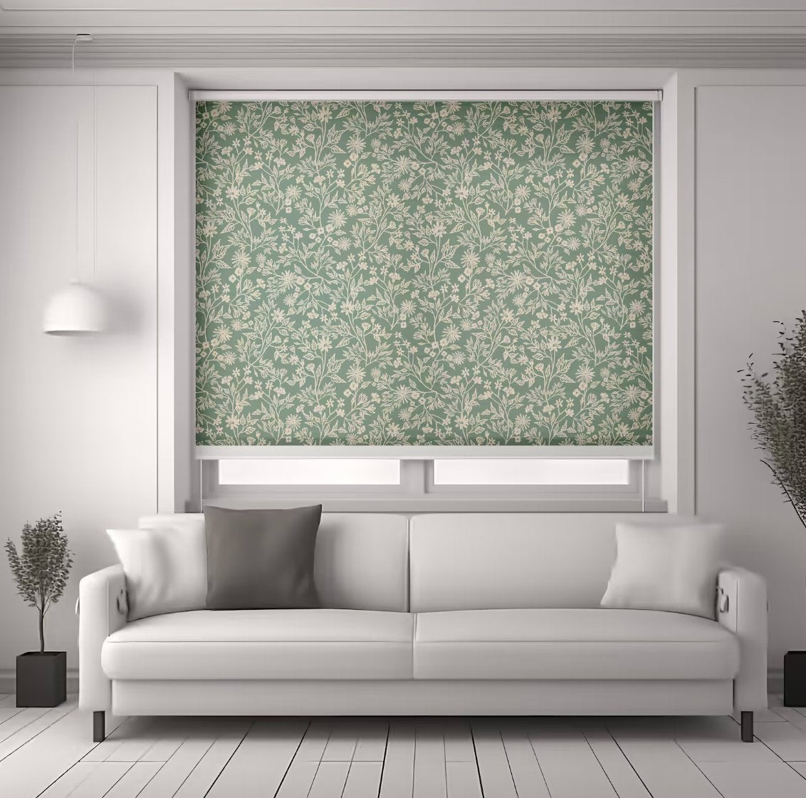 Fern Botanical Roller Shade - Roller Shade Creative