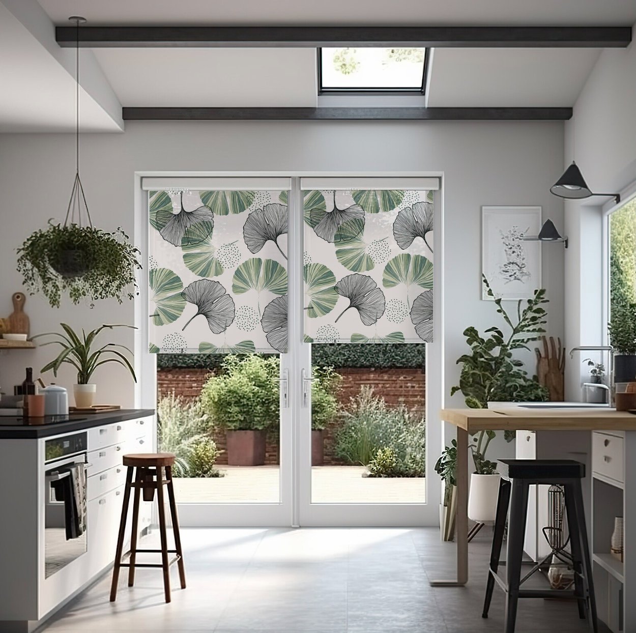 Green Leaf Window Treatments - Roller Shade Creative