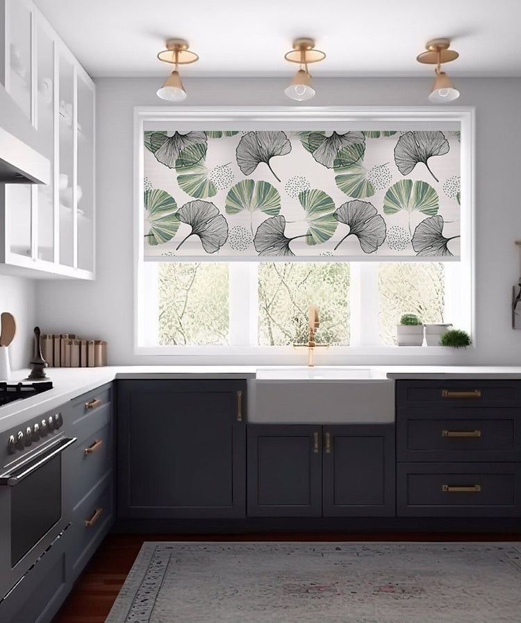 Green Leaf Window Treatments - Roller Shade Creative