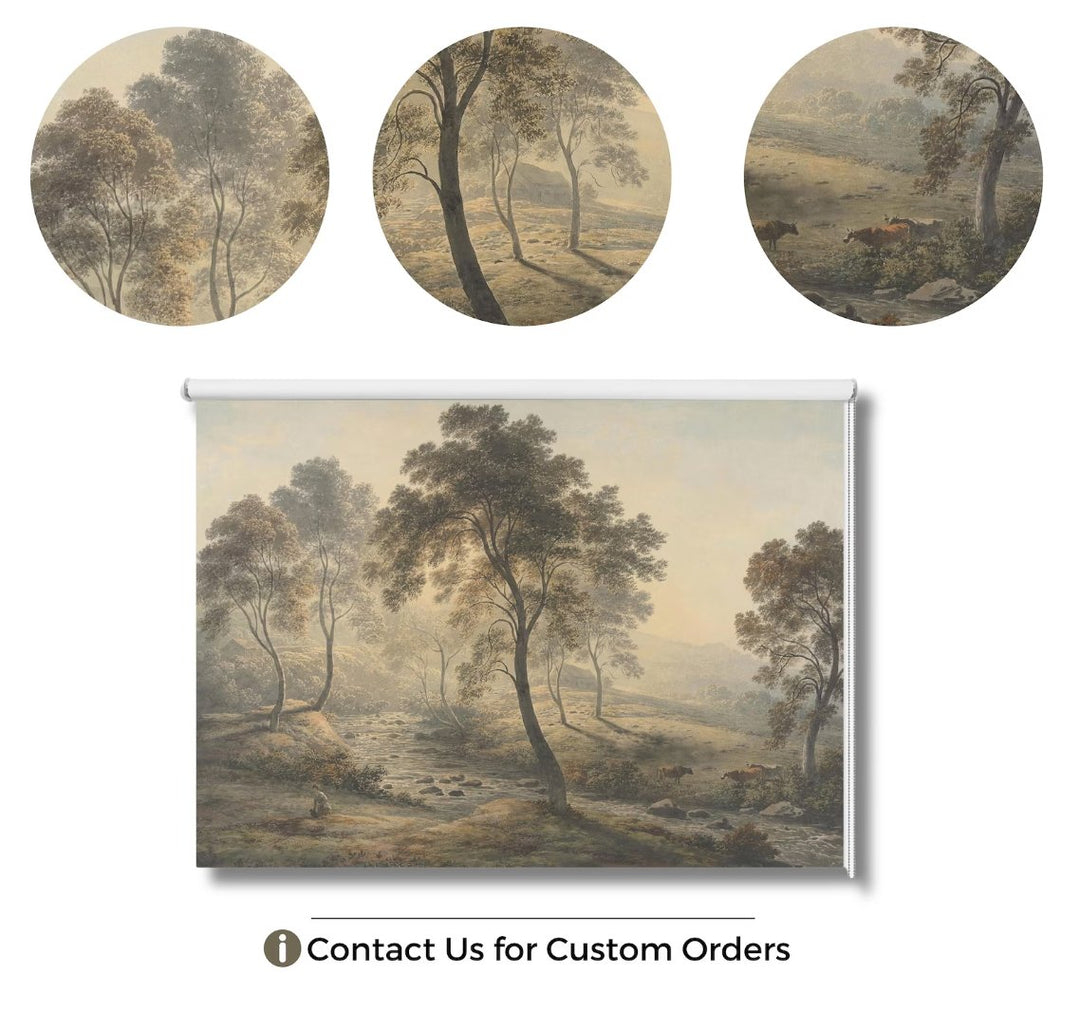 Landscape with Trees Roller Blinds - Roller Shade Creative