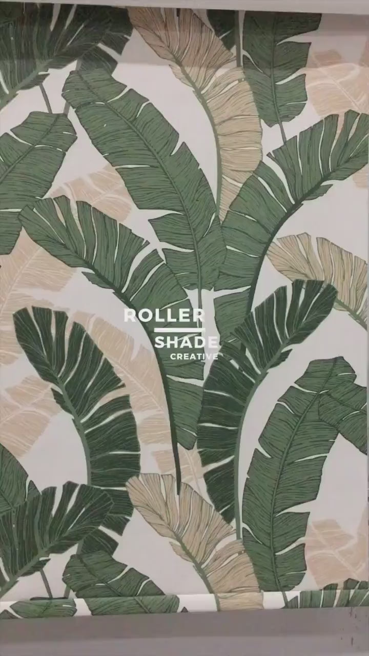 Large Banana Leaves Roller Shade