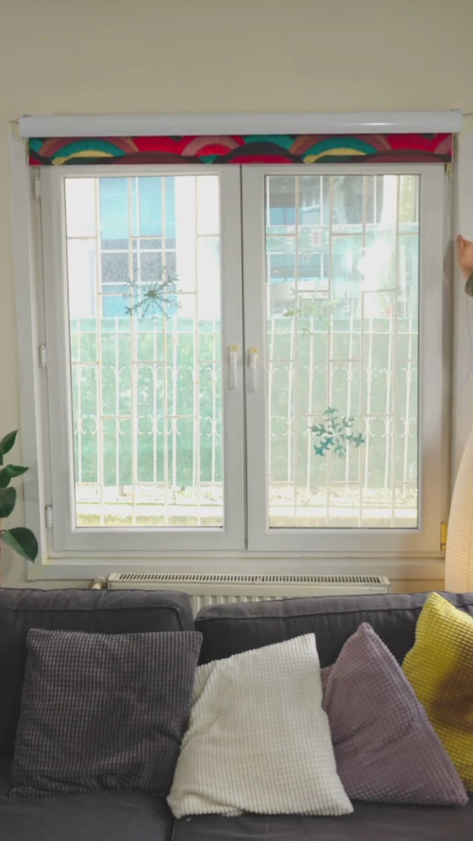 Rainbow Colored Window Shades - RollerShadesCreative – Roller Shades ...