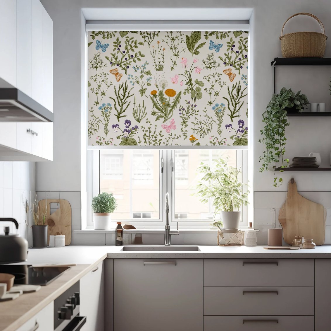 Spring Blinds Spring Wildflower Roller Blinds - Custom Size | Roller Shades – Roller ...