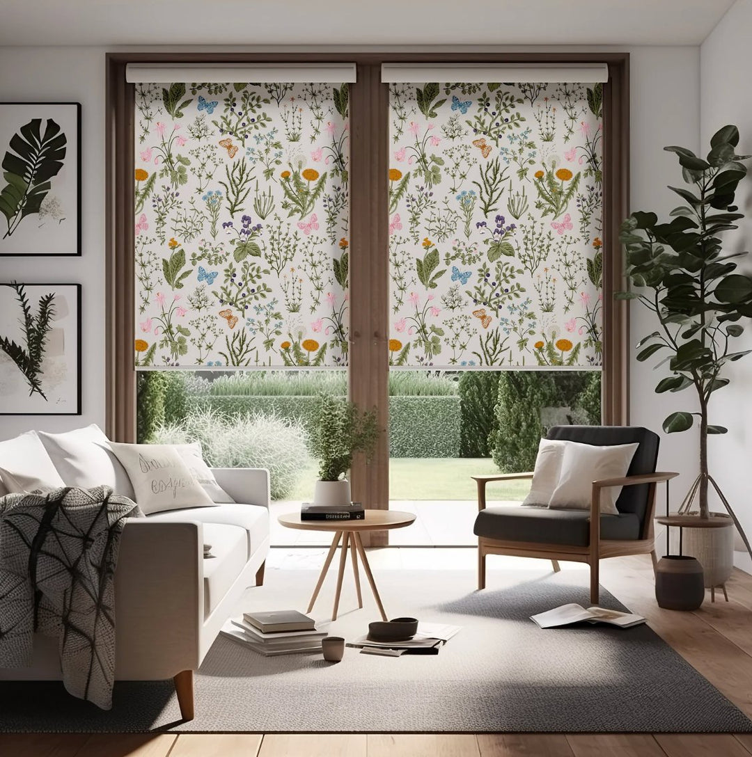 Spring Blinds Spring Wildflower Roller Blinds - Custom Size | Roller Shades – Roller ...