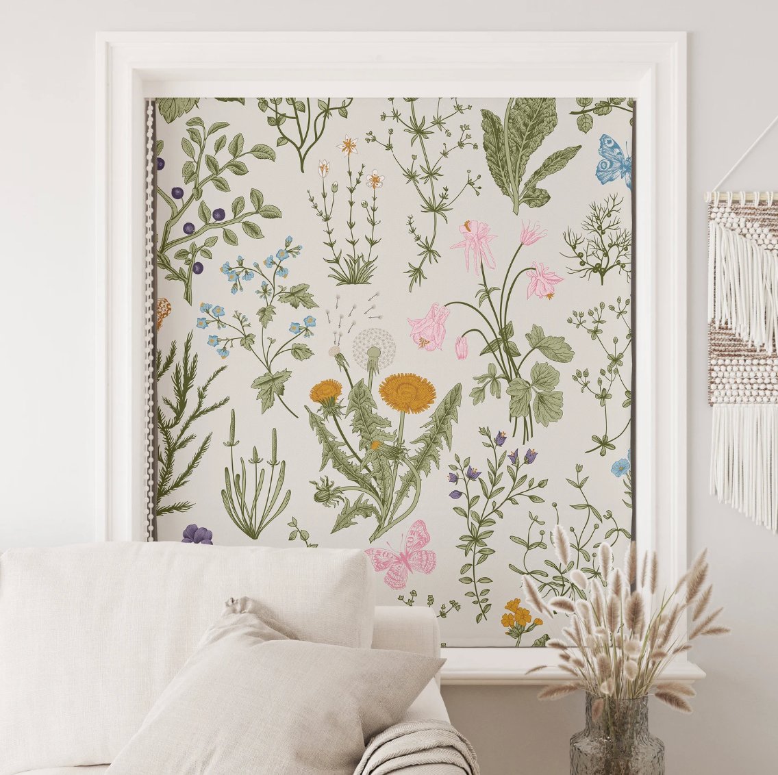 Spring Wildflower Roller Blinds - Roller Shade Creative