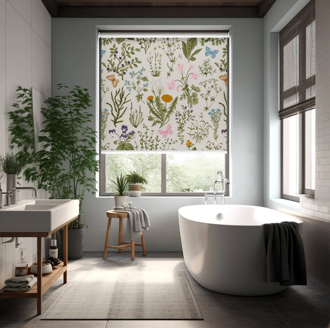 Spring Blinds Spring Wildflower Roller Blinds - Custom Size | Roller Shades – Roller ...