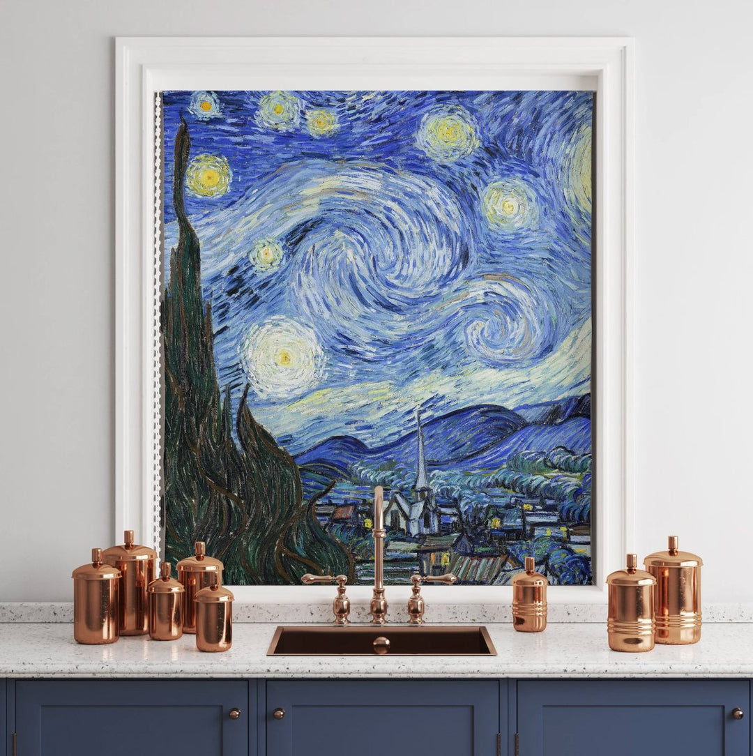 The Starry Night Roller Shade - Roller Shade Creative