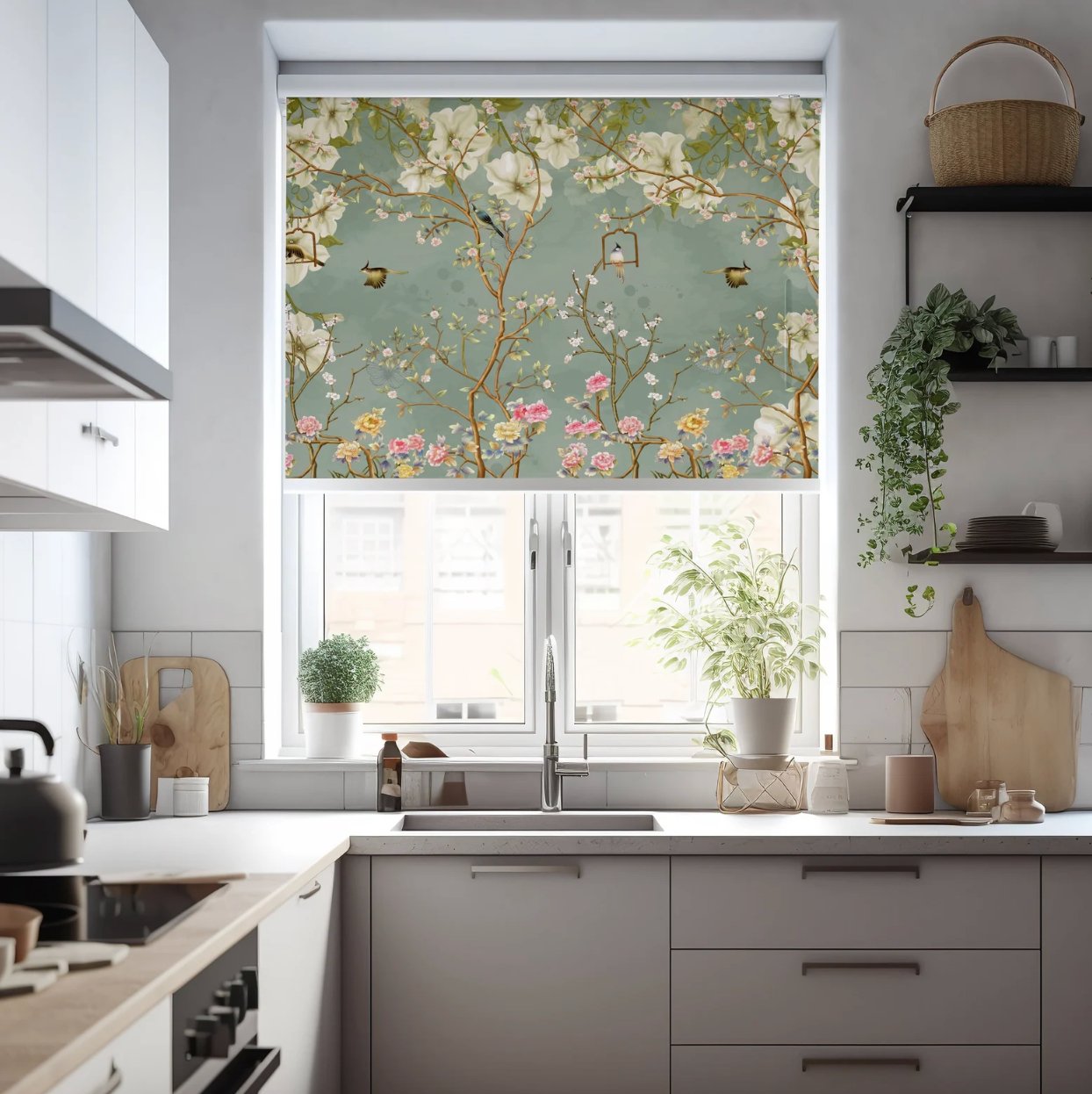 Vintage Chinoiserie Roller Blinds - Roller Shade Creative